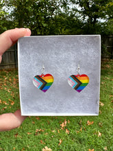 Load image into Gallery viewer, Intersectional Pride Heart Earrings

