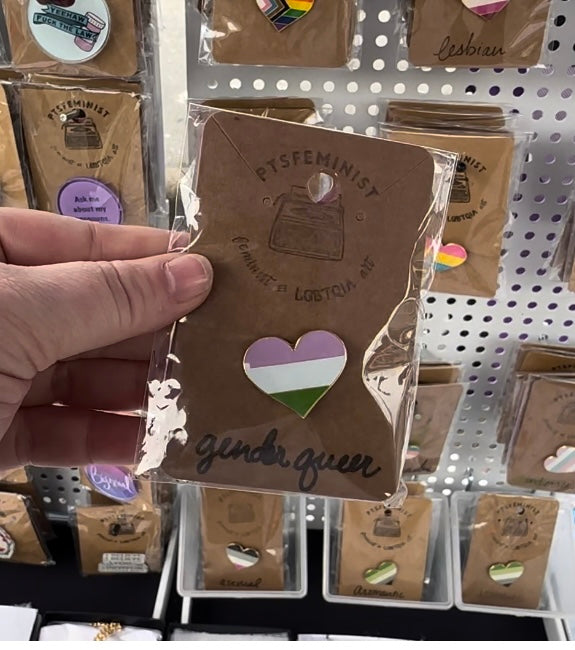 Gender Queer Pride Pin