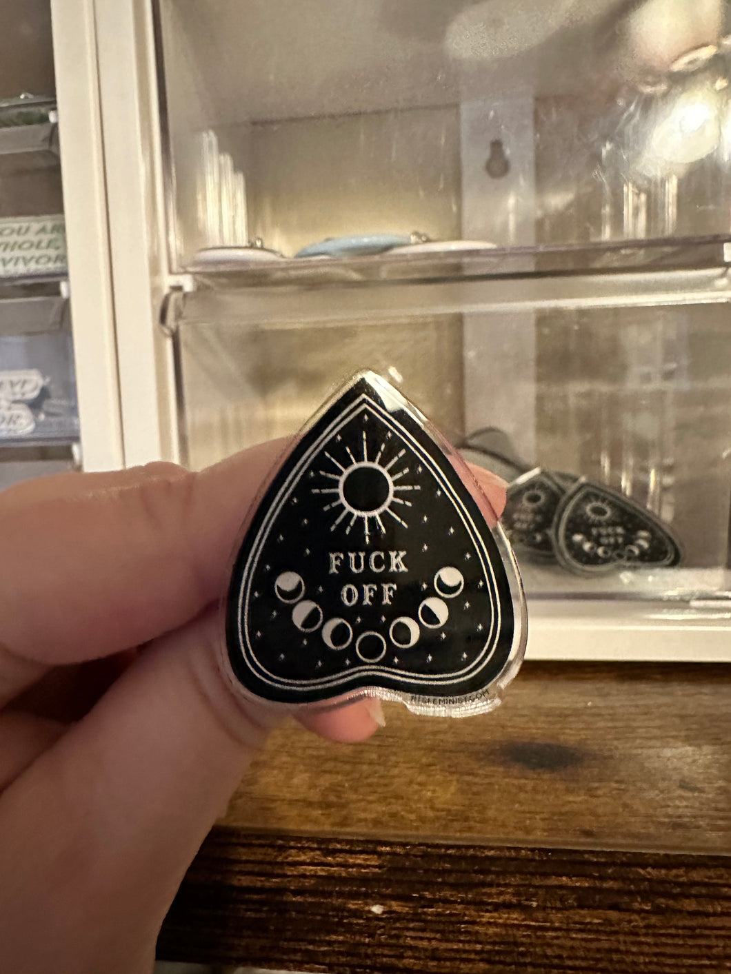 Fuck Off Ouija Pin