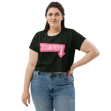 Load image into Gallery viewer, Hot to Go Black Crop Tee
