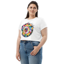 Load image into Gallery viewer, Love is a Kaleidoscope Chappell Roan Crop Tee
