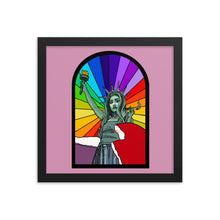 Load image into Gallery viewer, Patron Saint Chappell Roan Framed Print
