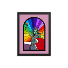 Load image into Gallery viewer, Patron Saint Chappell Roan Framed Print
