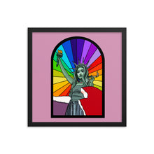 Load image into Gallery viewer, Patron Saint Chappell Roan Framed Print
