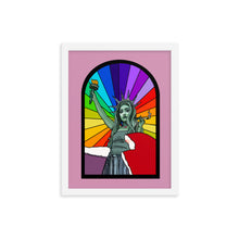 Load image into Gallery viewer, Patron Saint Chappell Roan Framed Print
