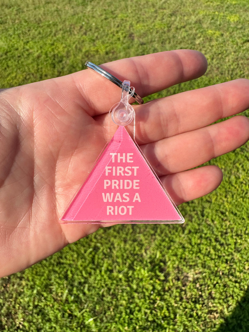 The First Pride Was A Riot Keychain