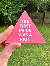 Load image into Gallery viewer, The First Pride Was a Riot Sticker
