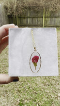 Load and play video in Gallery viewer, Floral Rosebud Necklace
