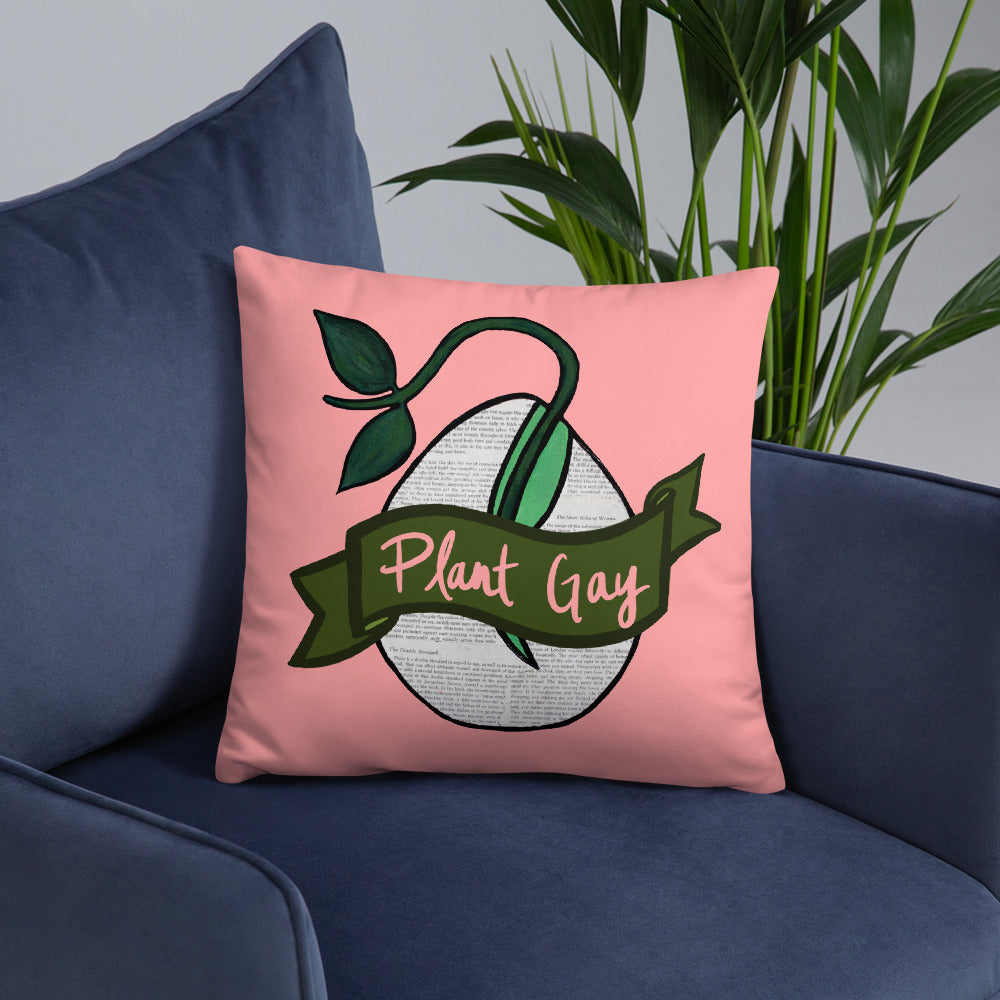 Plant Gay Pillow