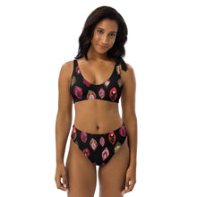 Load image into Gallery viewer, Vulva Collage Recycled high-waisted Bikini
