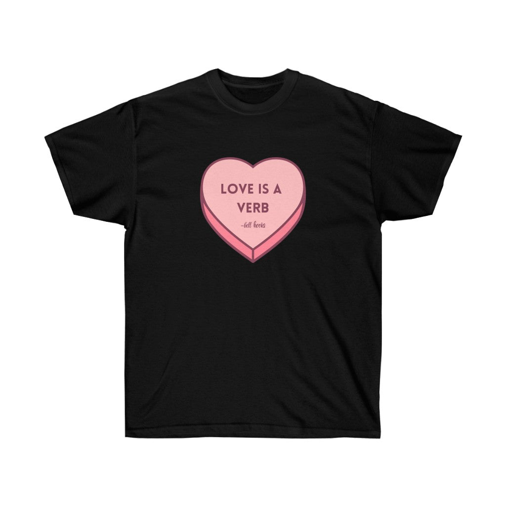 Love is a Verb Unisex Ultra Cotton Tee