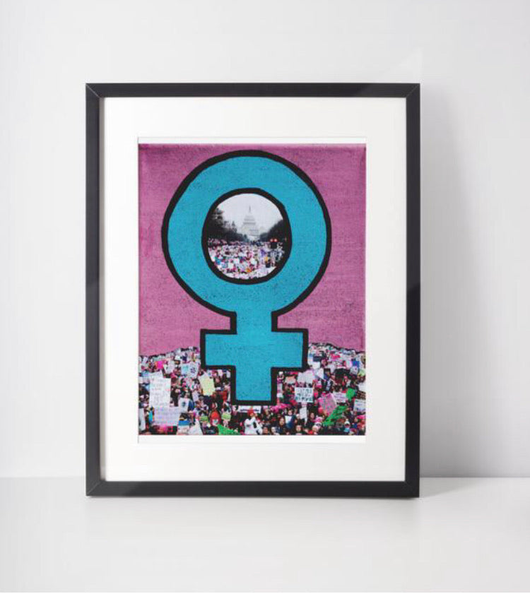 Feminist Collage Print