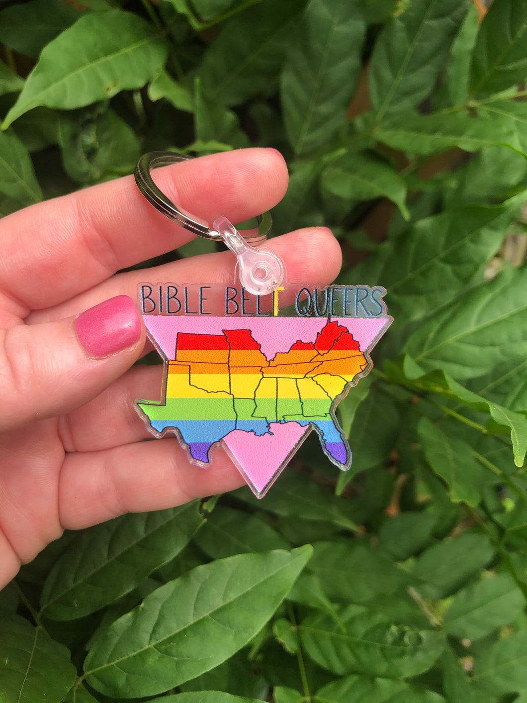 Bible Belt Queers Keychain