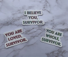 Load image into Gallery viewer, Survivor Reminder Sticker Pack
