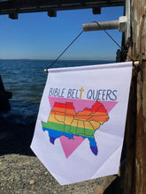 Load image into Gallery viewer, Bible Belt Queers Pinback Banner
