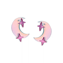 Load image into Gallery viewer, Moon &amp; Star Earrings
