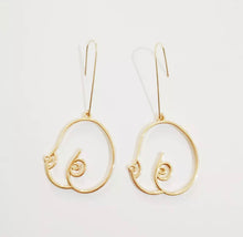 Load image into Gallery viewer, Gold Boob Earrings
