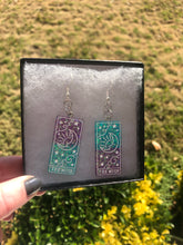Load image into Gallery viewer, Sparkly Moon Tarot Card Earrings
