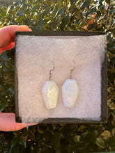 Load image into Gallery viewer, Opalite Coffin Earrings
