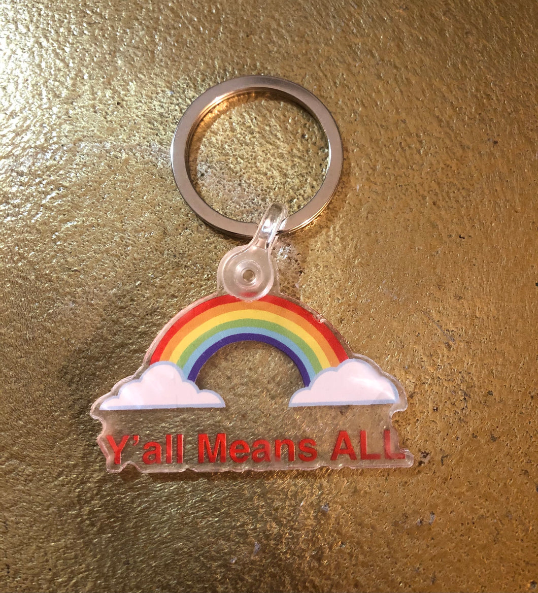 Y’all Means All Keychain