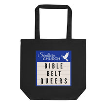 Load image into Gallery viewer, Bible Belt Queers Church Marquee Eco Tote Bag

