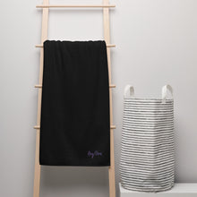 Load image into Gallery viewer, They Them Embroidered Oversized Turkish cotton towel
