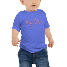 Load image into Gallery viewer, They/Them Baby Jersey Short Sleeve Tee

