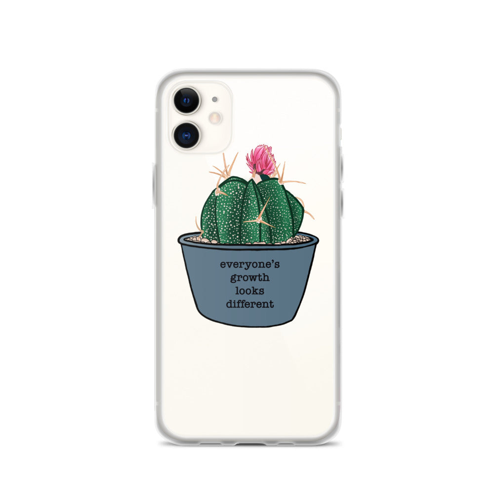 succulent iphone case Everyone's Growth Looks Different Succulent iPhone Case – PTSFeminist