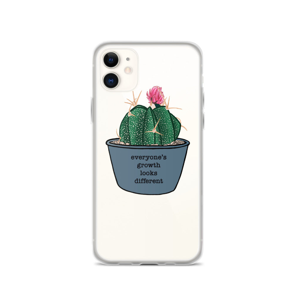 Everyone’s Growth Looks Different Succulent iPhone Case