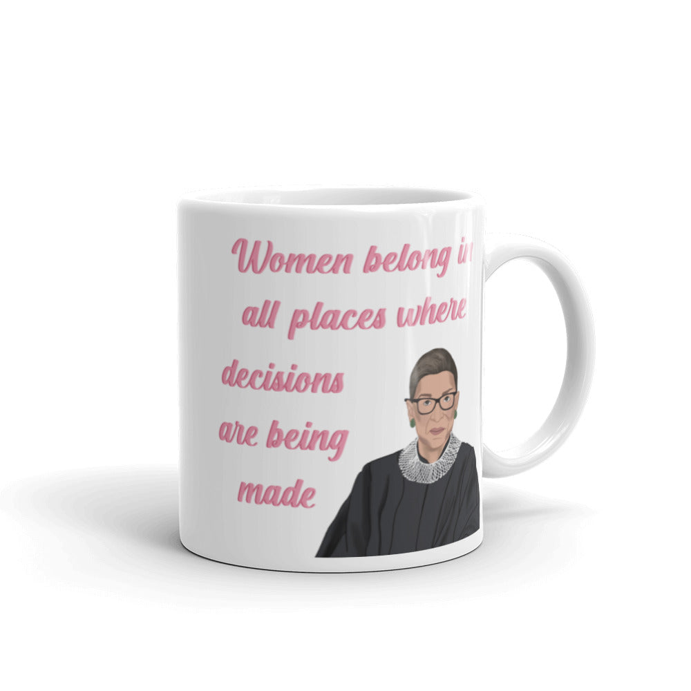 RBG Ruth Bader Ginsburg Quote Mug