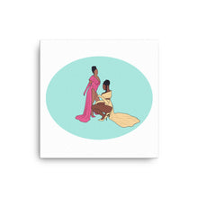 Load image into Gallery viewer, WAP Cardi B &amp; Megan Thee Stallion Silhouette Canvas Print
