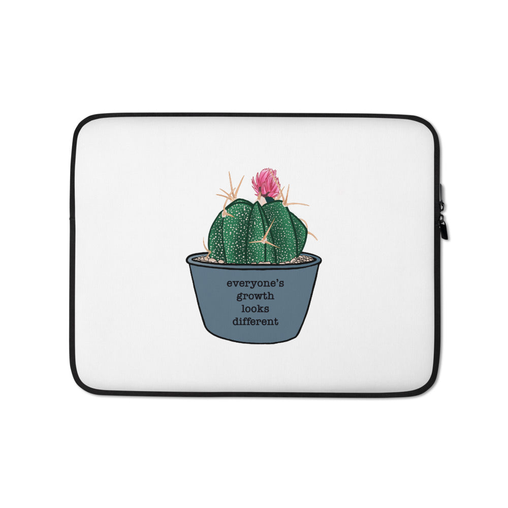 Everyone’s Growth Looks Different Laptop Sleeve