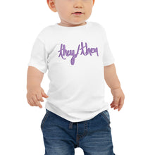 Load image into Gallery viewer, They/Them Baby Jersey Short Sleeve Tee
