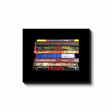 Load image into Gallery viewer, Black Feminist &amp; Womanist Book Stack Canvas Print
