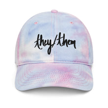 Load image into Gallery viewer, They Them Tie Dye Hat
